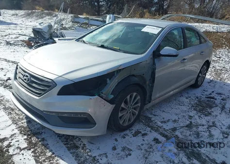 2015 Hyundai Sonata Sport из США, поврежденный, VIN 5NPE34AF2FH137864